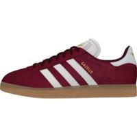 adidas gazelle maroonwhitegold metallic