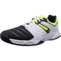 Adidas Court Stabil 12 core black/silver metallic/solar yellow