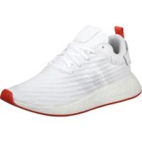 adidas nmd r2 primeknit ftwr white and corrend