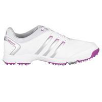 Adipower TR Womens White/Silver/Pink Golf Shoes