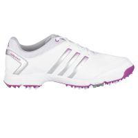 Adipower TR Womens Golf Shoes White/Silver/Pink
