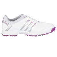 adipower tr womens golf shoes whitesilverpink