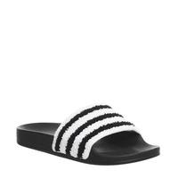 Adidas Adilette Slider BLACK WHITE TOWL