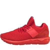 adidas Originals Mens Tubular Runner Strap Trainers Red/Red/Red