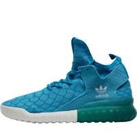 adidas Originals Mens Tubular X Primeknit Trainers Bright Cyan/Bold Aqua/White