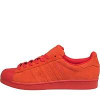 adidas Originals Mens Superstar RT Perf Suede Trainers Red/Red/Red
