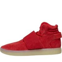 adidas originals mens tubular invader strap trainers redredwhite