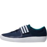 adidas Mens Adizero Shotput Field Even Shoes Collegiate Navy/White/Equipment Green