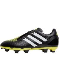 adidas Mens Predator Incurza FG Rugby Boots Core Black/White/Bright Yellow