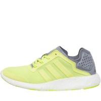 adidas Womens Pure Boost Neutral Running Shoes Frozen Yellow/Grey/White