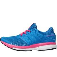 adidas womens supernova glide 8 chill boost neutral running shoes blue