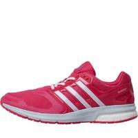 adidas Womens Questar Boost TechFit Neutral Running Shoes Equipment Pink/White/Clear Grey
