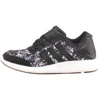 adidas Womens Pure Boost Lightweight Neutral Running Shoes Core Black/Core Black/White