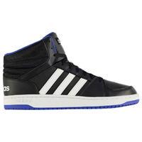 adidas hoops mid top leather mens trainers