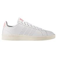 adidas Cloudfoam Advantage Clean Shoes - Womens - Footwear White/Ray Pink