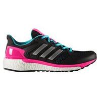 adidas Supernova ST Running Shoes - Womens - Core Black/Silver/Shock Pink