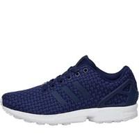 adidas Originals Mens ZX Flux Trainers Dark Blue/Dark Blue/White