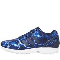 adidas Originals Mens ZX Flux Trainers Dark Blue/Dark Blue/White