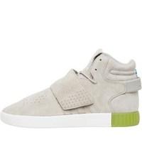 adidas originals mens tubular invader strap trainers ecru