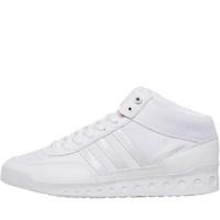 adidas Originals Mens Training P.T. Mid Trainers White/White/White