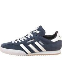 adidas originals mens samba super suede trainers navywhitegum