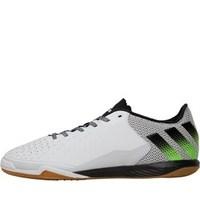 adidas Mens ACE 16.2 Court IN Indoor Football Boots Crystal White/Solar Green/Core Black