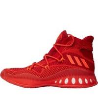 adidas Mens Crazy Explosive Primeknit Boost Basketball Shoes Solid Red/Scarlet/Solar Red