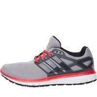 adidas Mens Energy Cloud Neutral Running Shoes Medium Grey Heather/Dark Grey/Red