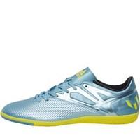 adidas Mens MESSI 15.3 IN Indoor Trainers Matte Ice Metallic/Bright Yellow/Core Black