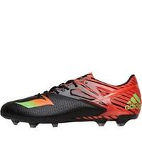 adidas Mens MESSI 15.2 FG / AG Football Boots Core Black/Solar Green/Solar Red