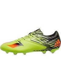 adidas Mens MESSI 15.2 FG / AG Football Boots Semi Solar Slime/Solar Red/Core Black