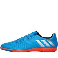 adidas Mens MESSI 16.3 IN Indoor Trainers Shock Blue/Metallic Silver/Core Black