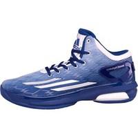 adidas Mens Crazylight Boost Basketball Shoes White/Metallic Silver/Royal