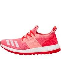 adidas Mens Pure Boost ZG Neutral Running Shoes Ray Pink/White/Shock Red