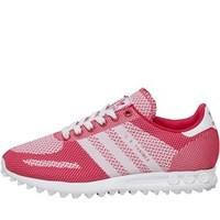 adidas originals womens la trainer weave trainers bold pinkwhitebold p ...