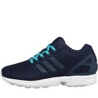 adidas originals womens zx flux trainers night indigonight indigoblue  ...