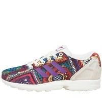 adidas originals womens zx flux x the farm company trainers off whiteo ...