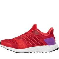 adidas Womens Ultra Boost ST Neutral Running Shoes Ray Red/University Pink/Shock Red