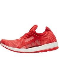 adidas Womens Pure Boost X Olympic Ltd Edition Neutral Running Shoes Ray Red/Vapour Pink/White