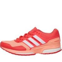 adidas Womens Response 2 Boost Neutral Running Shoes Sun Glow/White/Shock Red