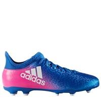 adidas x 163 firm ground football boots bluewhiteshock pink kid blue