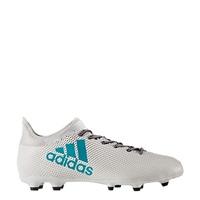 adidas X 17.3 Firm Ground Football Boots - White/Energy Blue/Clear Gre, White/Blue/Grey/Clear