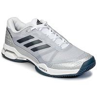 adidas barricade club mens tennis trainers shoes in grey