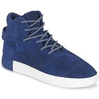 adidas tubular invader mens shoes high top trainers in blue