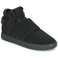 adidas TUBULAR INVADER STR men\'s Shoes (High-top Trainers) in black