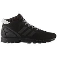adidas zx flux 58 mens shoes high top trainers in black