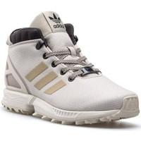 adidas zx flux 58 tr mens shoes high top trainers in beige
