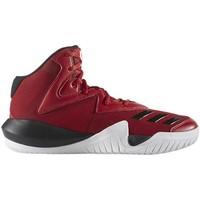 adidas Crazy Team 2017 men\'s Shoes (High-top Trainers) in Red