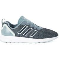 adidas zx flux adv mens running trainers in silver