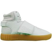 adidas Tubular Invader Strap men\'s Shoes (High-top Trainers) in white